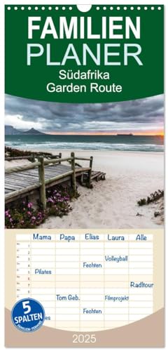 Familienplaner 2025 - Südafrika - Garden Route mit 5 Spalten (Wandkalender, 21 cm x 45 cm), CALVENDO von CALVENDO