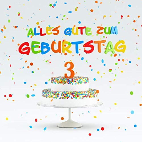 Alles Gute Zum Geburtstag: Kindergeburtstag Gästebuch zum Eintragen - 3. Geburtstag
