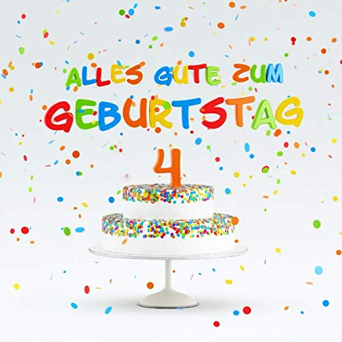 Alles Gute Zum Geburtstag: Kindergeburtstag Gästebuch zum Eintragen - 4. Geburtstag