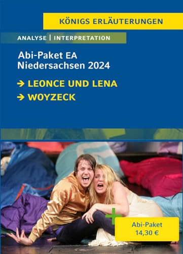 Abitur Niedersachsen 2024 Deutsch EA - Paket: Ein Bundle mit allen Lektürehilfen zur Abiturprüfung: Leonce und Lena, Woyzeck (Königs Erläuterungen)