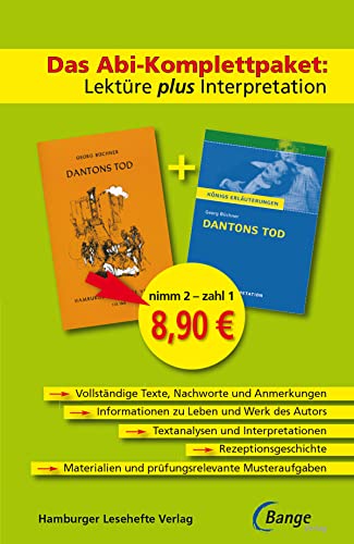 Dantons Tod – Das Abi-Komplettpaket: Lektüre plus Interpretation.: Königs Erläuterung mit kostenlosem Hamburger Leseheft Dantons Tod – Das Abi-Komplettpaket: Lektüre plus Interpretation.: Königs Erläuterung mit kostenlosem Hamburger Leseheft von C. Bange Verlag GmbH