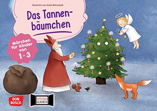 Das Tannenbäumchen. Kamishibai Bildkartenset: Märchen für Kinder von 1-3. Für Krippe & Kita: Ein Weihnachtsmärchen in vereinfachter Sprache und mit ... Erzähltheater mit Kindern unter drei Jahren) von Don Bosco