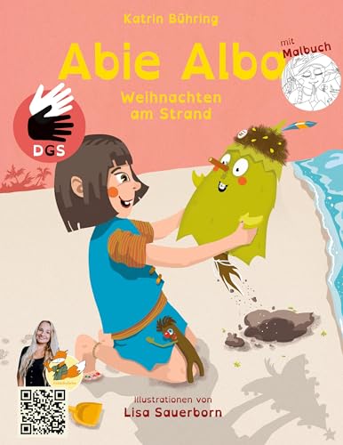 Abie Alba - Weihnachten am Strand: (DGS Sonderausgabe Band 2 mit Malbuch) von Book on Demand