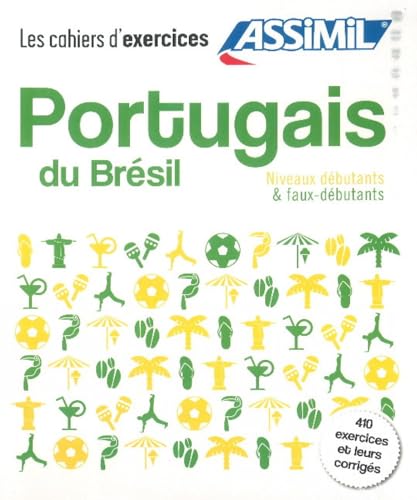 Coffret cahiers PORTUGAIS DU BRESIL debutants + faux-debutants: Pack en 2 volumes : Débutants et Faux-débutants von Assimil