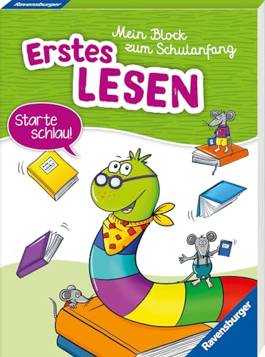 Ravensburger Mein Block zum Schulanfang: Erstes Lesen - Rätselblock ab 6 Jahre - Lesen lernen von Ravensburger