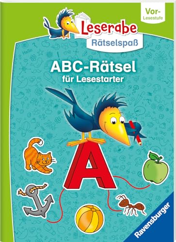 Ravensburger Leserabe Rätselspaß - Abc-Rätsel für Lesestarter - Vor-Lesestufe, Rätselbuch ab 5 Jahre von Ravensburger