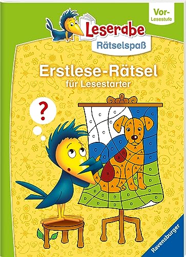 Ravensburger Leserabe Rätselspaß - Erstlese-Rätsel für Lesestarter ab 5 Jahren - Vor-Lesestufe von Ravensburger