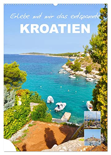 Erlebe mit mir das entspannte Kroatien (Wandkalender 2025 DIN A2 hoch), CALVENDO Monatskalender von CALVENDO