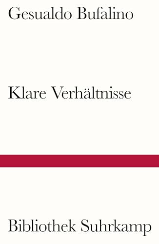 Klare Verhältnisse: Roman (Bibliothek Suhrkamp)