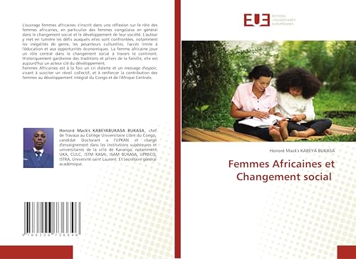 Femmes Africaines et Changement social: DE von Éditions universitaires européennes