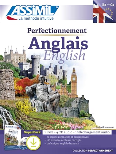 Anglais Superpack Telechargement Perf: SuperPack avec 1 livre, 1 téléchargement audio (Perfezionamenti) von Assimil