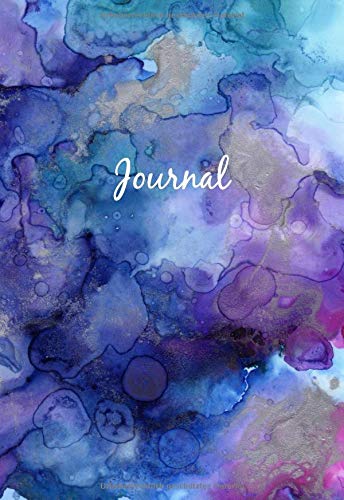 Dot Grid Journal A6 - Mini Notizbuch: Blanko Heft Für Bullet Journaling | Dotted Notebook | 110 Punktraster Seiten | Soft Cover Aquarell