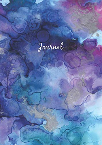 Dot Grid Journal - A4 Notizbuch: Blanko Heft Für Bullet Journaling | Dotted Notebook | 110 Punktraster Seiten | Soft Cover | Aquarell
