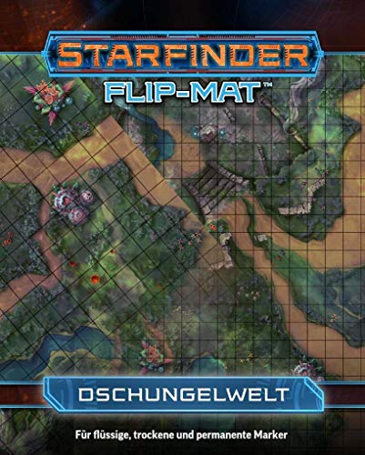 Starfinder Flip-Mat: Dschungelwelt (Starfinder / Zubehör) von Ulisses Spiel & Medien