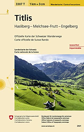3307T Titlis Wanderkarte: Hasliberg - Melchsee-Frutt - Engelberg (Wanderkarten 1:33 333)