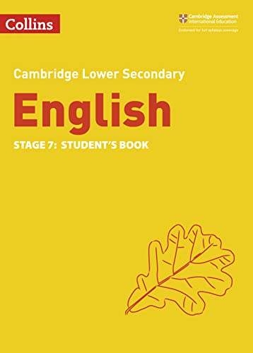 Lower Secondary English Student's Book: Stage 7 (Collins Cambridge Lower Secondary English) von Collins