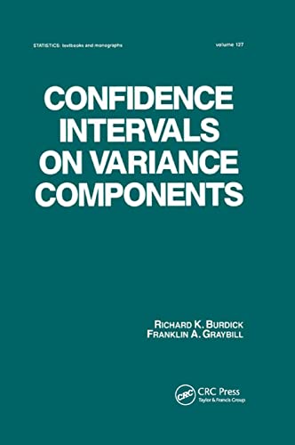 Confidence Intervals on Variance Components von CRC Press
