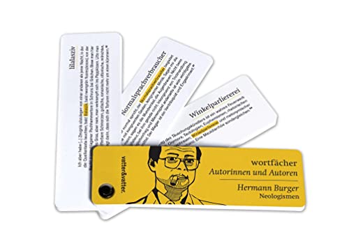 Wortfächer Hermann Burger: Neologismen (Wortfächer Autorinnen und Autoren: Die gelbe Reihe des innovativen Wortfächerformats macht den Sprachkosmos ... einfache und spielerische Weise erlebbar.)