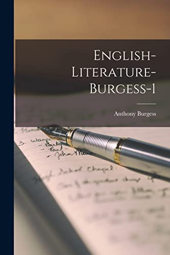 English-literature-burgess-1 English-literature-burgess-1 von Hassell Street Press