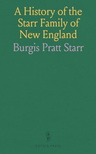 A History of the Starr Family of New England