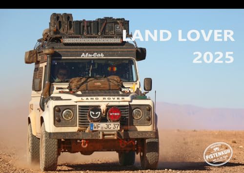 Geländewagen-Offroad-Reise-Kalender 2025 DIN A3 quer für Freunde von Land Rover Defender