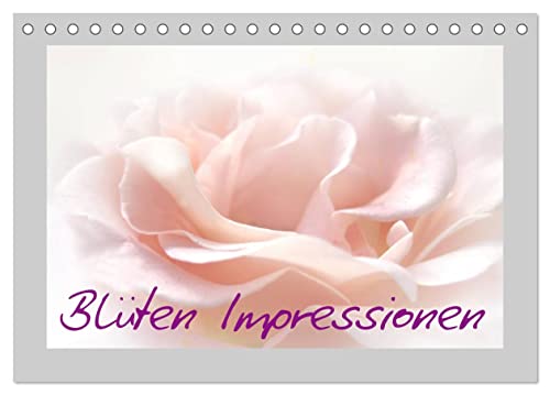 Blüten Impressionen (Tischkalender 2025 DIN A5 quer), CALVENDO Monatskalender: Florale Vielfalt von Calvendo