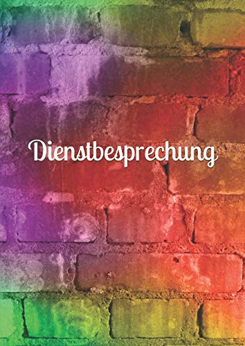 Dienstbesprechung: Schule Notizbuch Lehrer Erzieher Büro