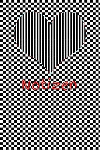 Notizen: Notizbuch 3D schwarz weiß kariert Terminplaner Grid Dot Schulheft Studenten Design Herz optische Täuschung Notizen: Notizbuch 3D schwarz weiß kariert Terminplaner Grid Dot Schulheft Studenten Design Herz optische Täuschung von Independently published