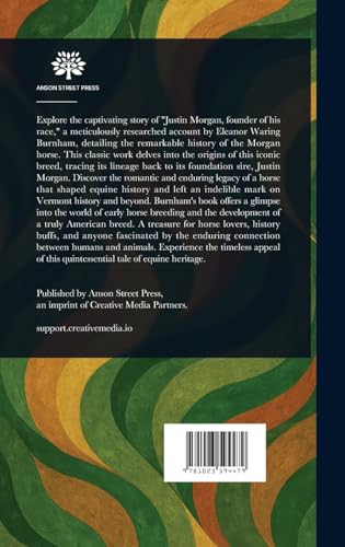 Justin Morgan, Founder of His Race von Anson Street Press