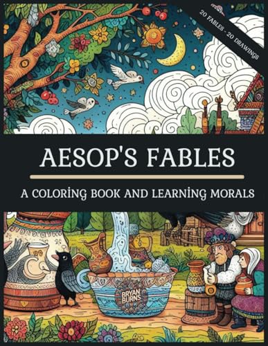Aesop's Fables: A coloring book and learning morals Aesop's Fables: A coloring book and learning morals von Independently published