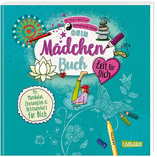 #buch4you: Dein Mädchenbuch: Zeit für dich: Mandalas, Zentangles & Achtsamkeitsübungen für dich | Malbuch für Mädchen ab 10