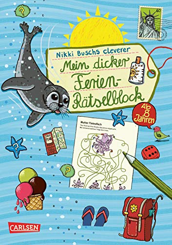 Rätselspaß Grundschule: Mein dicker Ferien-Rätselblock: Ab 8 Jahren