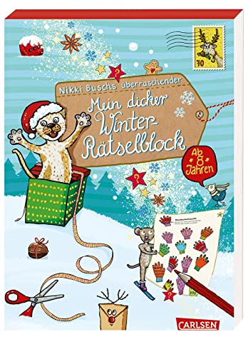 Mein dicker Winter-Rätselblock: Spannende Rätsel, Quiz und Malspaß für Mädchen und Jungen ab 8 | Ausmalen, rätseln, knobeln, rechnen und vieles mehr! (9)