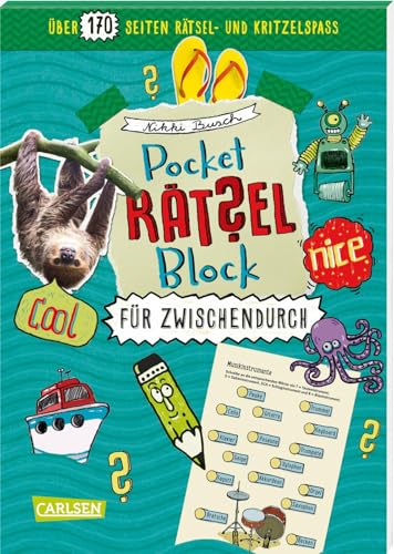 Pocket-Rätsel-Block: Für zwischendurch: 100% Rätselspaß für deine Tasche