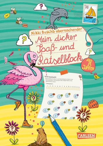 Rätselspaß Grundschule: Mein dicker Spaß- und Rätselblock: Ab 8 Jahren | Knobelspaß und abwechslungsreiche Rätsel für Freizeit und Ferien für Mädchen und Jungen von Carlsen