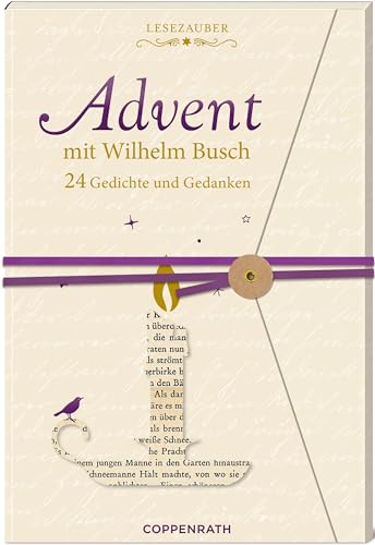 Brief-Adventskalenderbuch – Advent mit Wilhelm Busch: 24 Gedichte und Gedanken (Literarische Adventskalender)