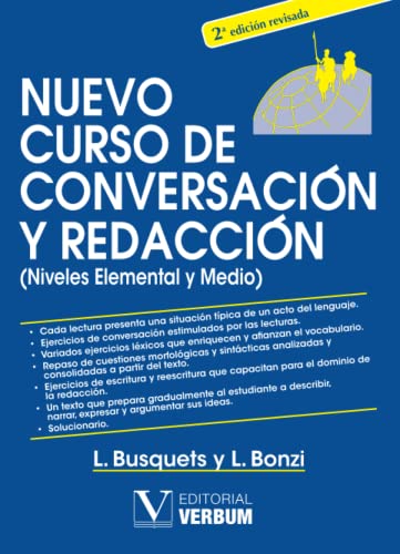 Nuevo curso de conversación y redacción: (Niveles Elemental y Medio) (Lengua, Band 1) von Editorial Verbum