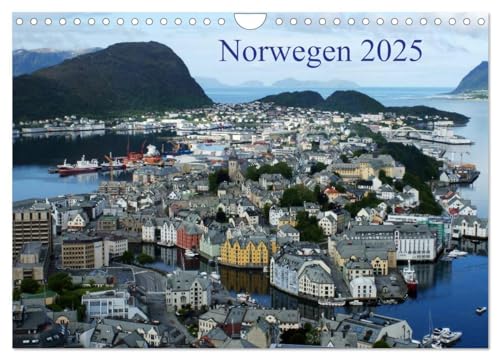 Norwegen 2025 (Wandkalender 2025 DIN A4 quer), CALVENDO Monatskalender: Eine kleine Rundreise in Bildern durch den Süden Norwegens von CALVENDO