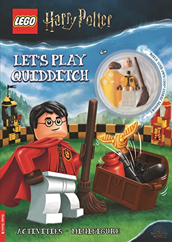 LEGO® Harry Potter™: Let's Play Quidditch Activity Book (with Cedric Diggory minifigure) (LEGO® Minifigure Activity)