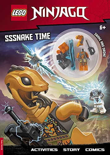 LEGO® NINJAGO®: Sssnake Time Activity Book (with Snake Warrior Minifigure) (LEGO® Minifigure Activity)