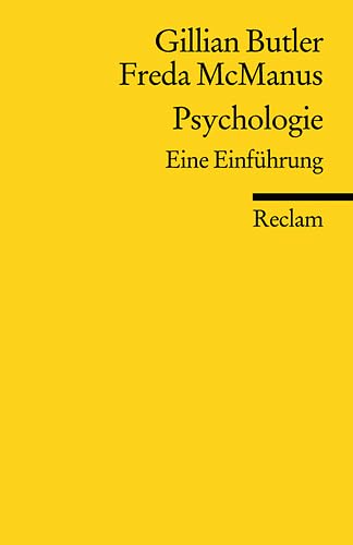 Psychologie: Eine Einführung (Reclams Universal-Bibliothek)