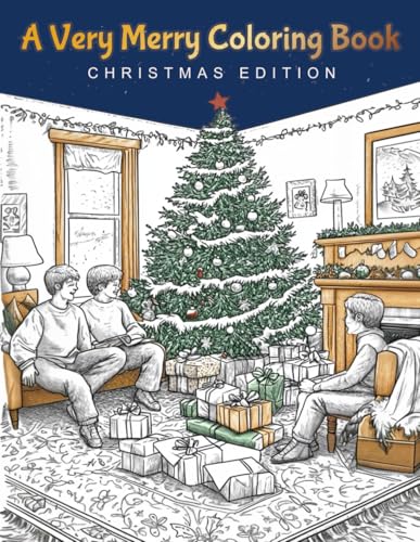 A Very Merry Coloring Book: Christmas Edition von Independently published
