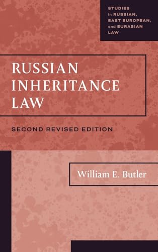 Russian Inheritance Law (Studies in Russian, East European, and Eurasian Law) von Talbot Publishing