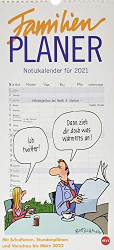 Butschkow: Familienplaner Kalender 2021 von Heye