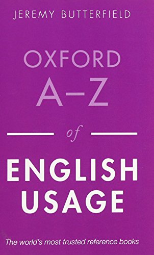 Oxford A-Z of English Usage