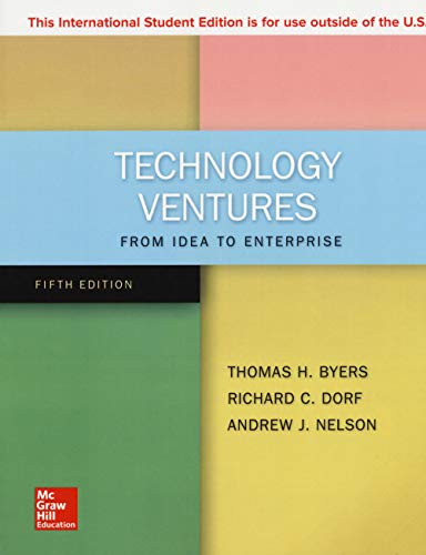 ISE Technology Ventures: From Idea to Enterprise von McGraw-Hill Education