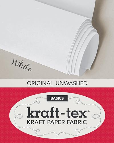 kraft-tex (TM) Basics Roll, White: Kraft Paper Fabric