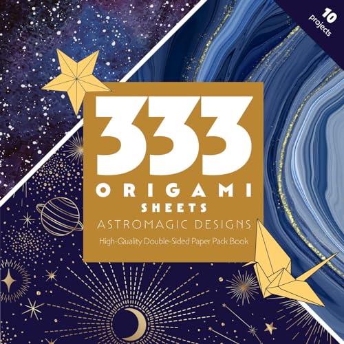 333 Origami Sheets Astromagic Designs: High-quality Double-sided Paper Pack Book