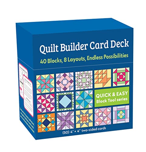 Quilt Builder Card Deck: 40 Block, 6 Layouts, Endless Possibilities (1)