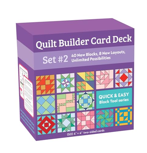 Quilt Builder Card Deck Set: 40 New Blocks, 8 New Layouts, Unlimited Possibilities (2) von C&T Publishing